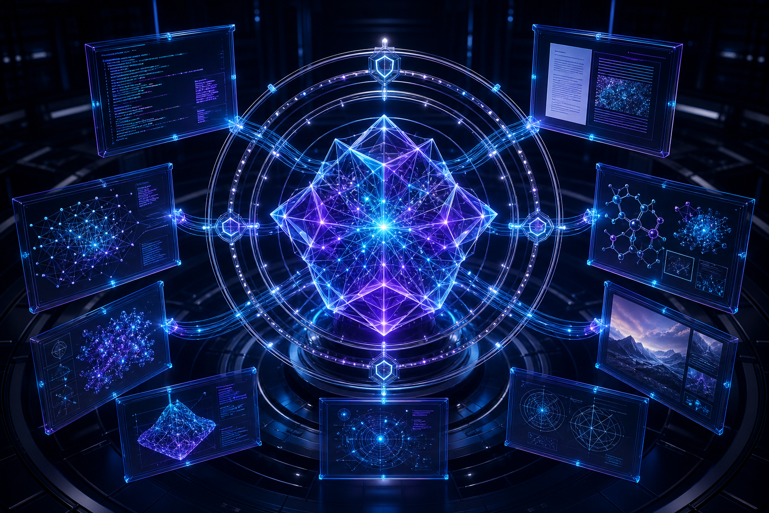 Nucleo di intelligenza artificiale avanzata protetto da livelli di sicurezza e controllo