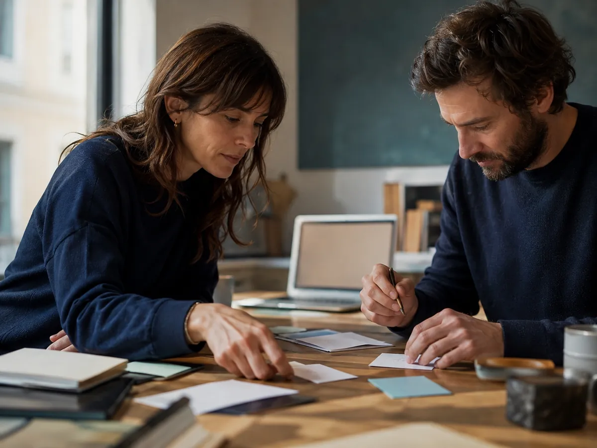 Colleghi organizzano un’attività di lavoro con l’aiuto di strumenti digitali